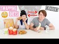 I Swapped DIETS With My BOYFRIEND For 24 HOURS...