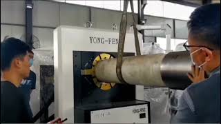 10 inch flexible high pressure composite pipe crimping, Y360 intelligent CNC crimping machine