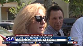 Memorial Garden honors five victims of Capital Gazette shooting