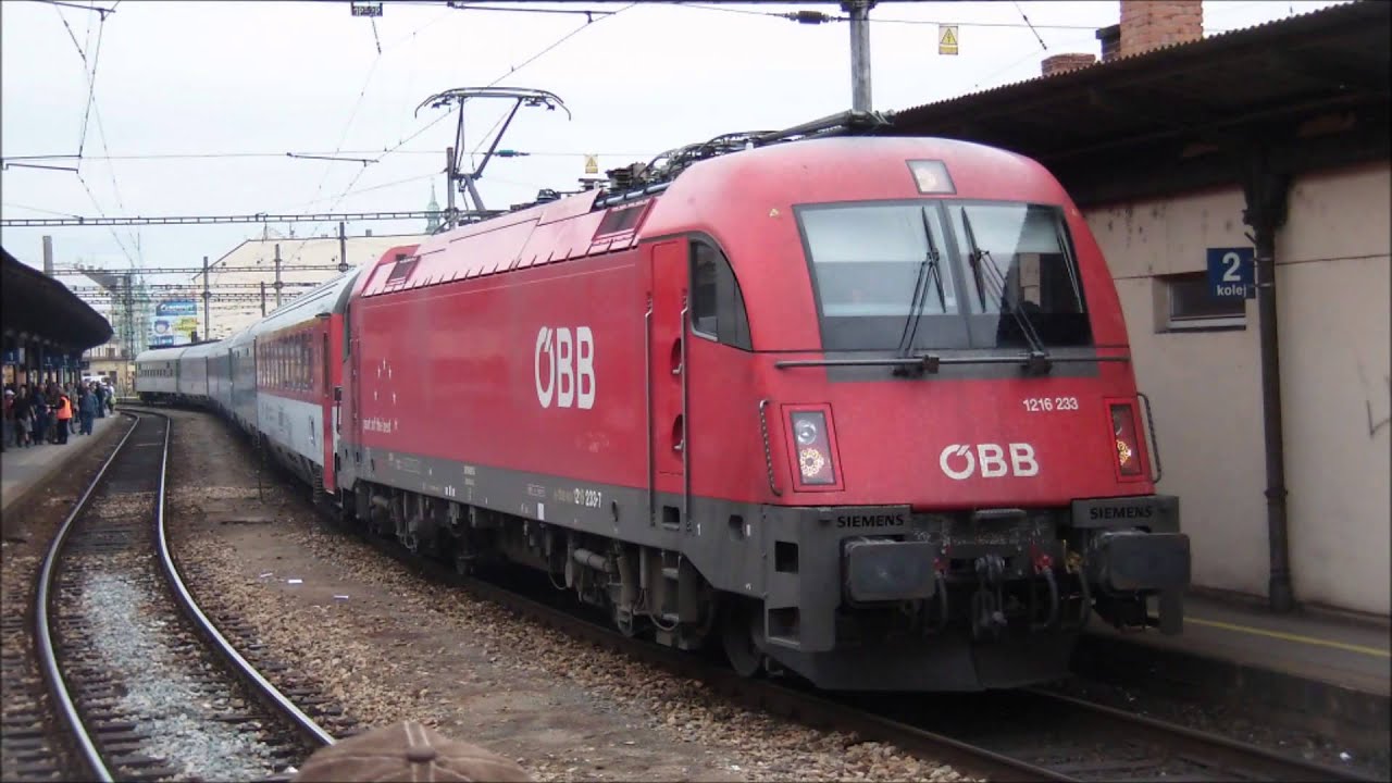 Hlášení vlaku EC 79 GUSTAV KLIMT - Česká Třebová