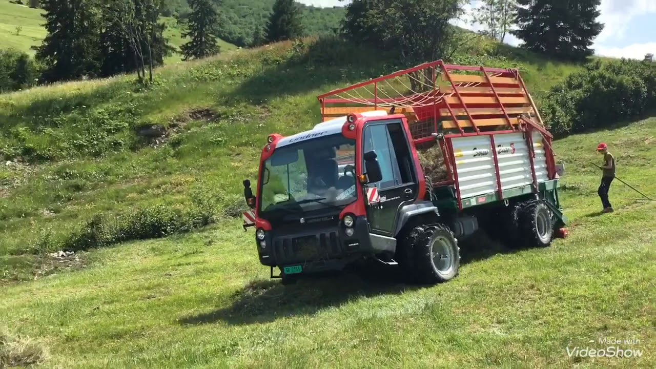 Heuernte | Lindner Unitrac 102ep | Lüönd Swiss Elite S