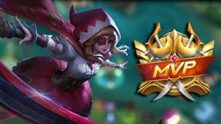 Ruby (Jungle Build) MVP Gameplay | Mobile Legends