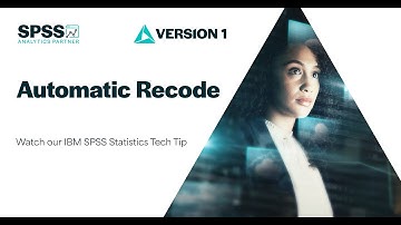 Automatic Recode in IBM SPSS Statistics