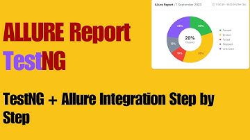 Allure Integration with TestNG | Zero to Hero