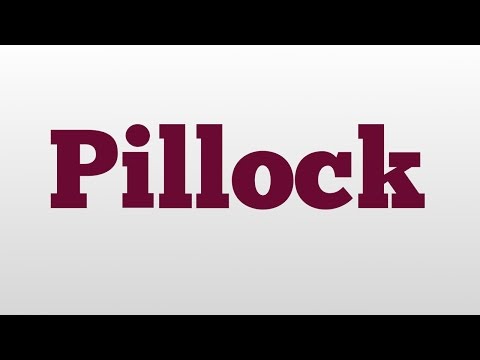 Header of pillock