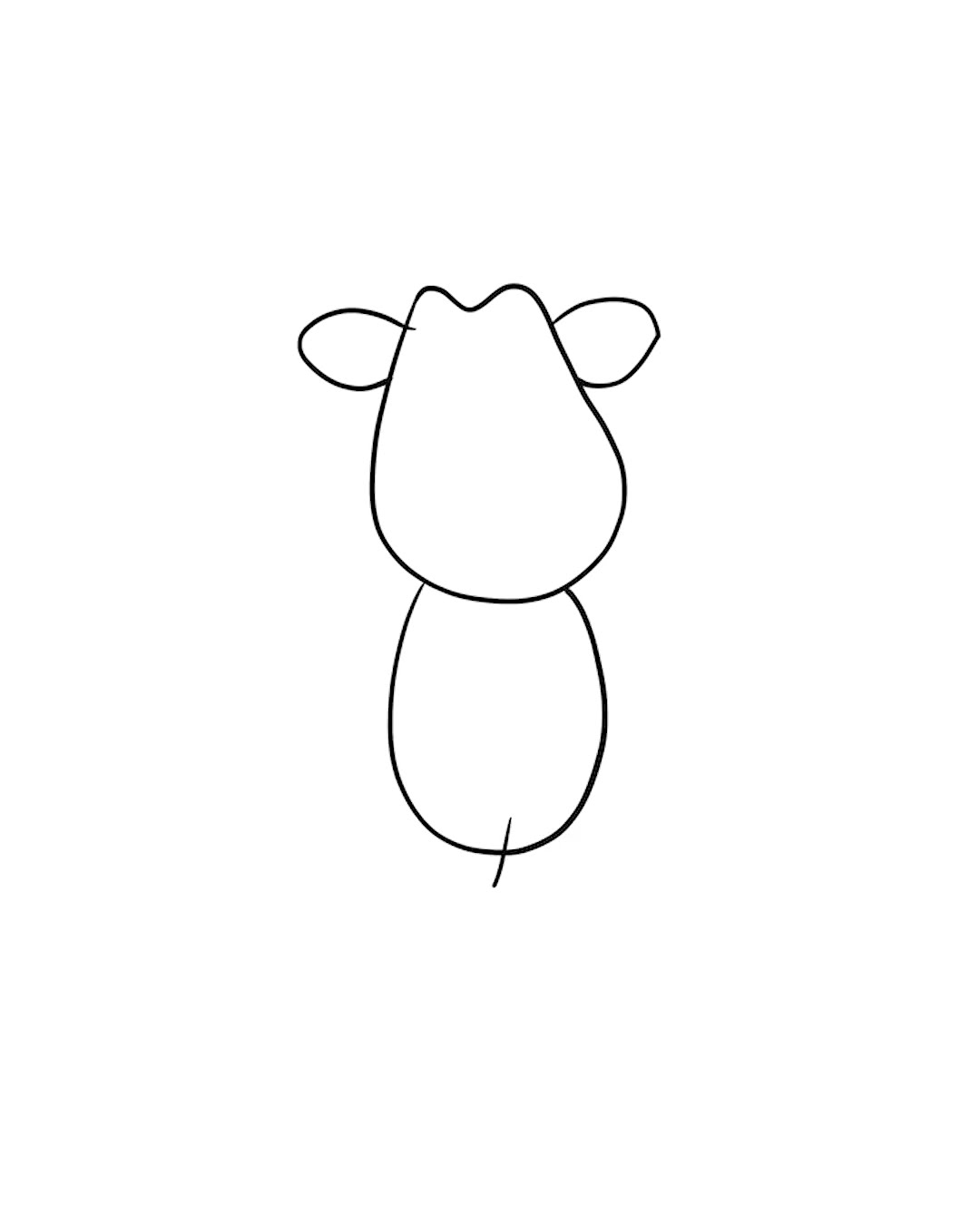 Рисуем Бо ? #УчимсяРисовать #ОранжеваяКорова  #Мультики #shorts
