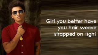 Bruno Mars - Chunky (Lyrics)