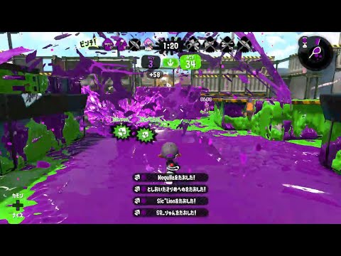 [スプラトゥーン２] 超かっこいいキル集「対象x」