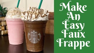 Everyday Crafting: How To Make An Easy Faux Frappuccino