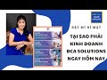 BCA SOLUTIONS, SỰ LỰA CHỌN TỐI ƯU