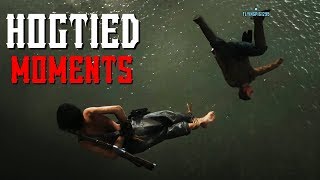 Red Dead Online Adventures: Funny Hogtied Moments &amp; Fails!
