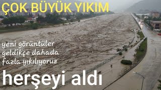 Görüntüler Geldikçe Tüylerimiz Ürperiyor... Şehirleri Yuttu Bozkurt Ayancık Yok Oldu