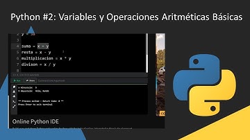 Python 2: Variables y Operaciones Aritméticas Básicas