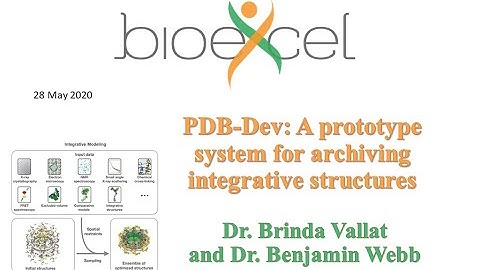 BioExcel Webinar #45: PDB-Dev: A prototype system for archiving integrative structures