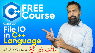 File Input Output IO in C++ | C++ Tutorial For Beginners In Urdu/Hindi by AzadChaiwala | Class 20