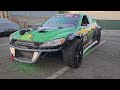 Kmr 3 rotor rx8 idling at shop before loading up seattle formula drift