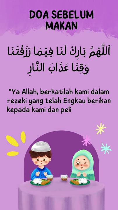 #doa #doasebelummakan