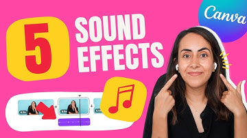 How to Insert SOUND EFFECTS to Videos (and How to Find them) - Canva Tutorial