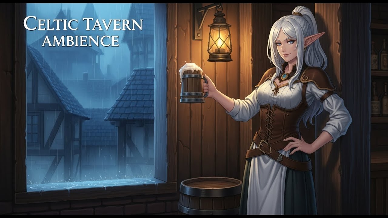 ☘️ Celtic Tavern Music – Cheerful Fantasy Ambience for DnD, RPG & Studying Background