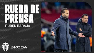 RUEDA DE PRENSA DE RUBÉN BARAJA POSTERIOR AL FC BARCELONA - VALENCIA CF