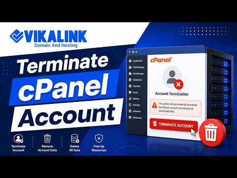 Terminate cPanel Account
