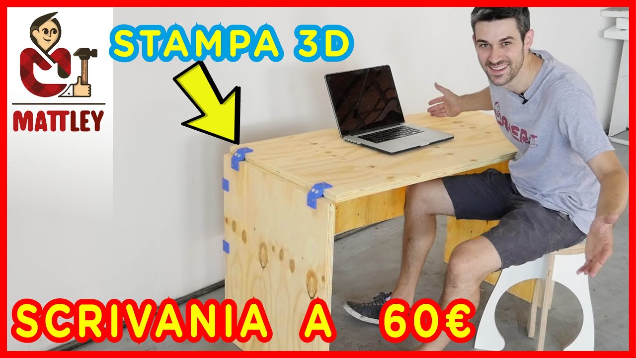 COME FARE una scrivania fai da te con la stampante 3D Anycubic Mega PRO -  YouTube