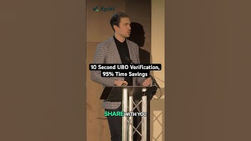 10 Second UBO Verification, 95% Time Savings #kyb #compliancesolutions #fintechsolutions