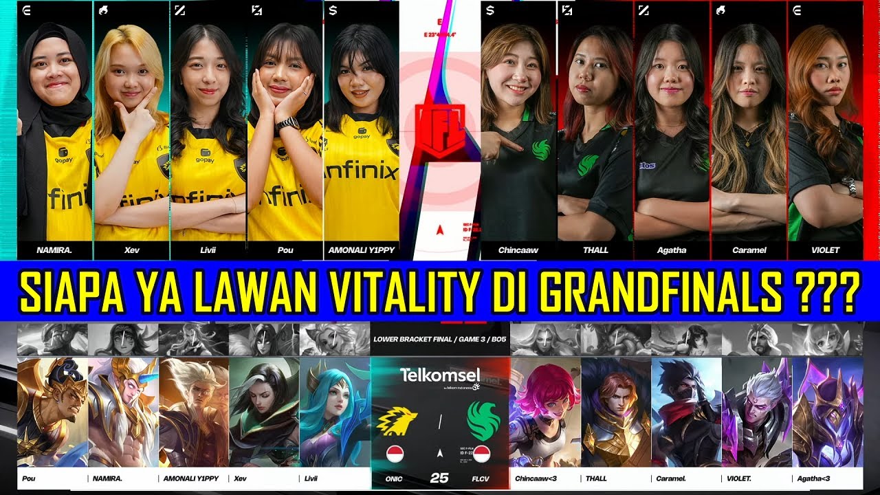 BEATRIX CHINCAW BERASA CHEATER JIR DAMAGENYA !! ONIC PERTIWI VS FALCONS VEGA GAME 3