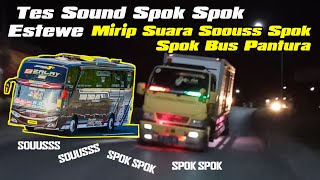 Souss SpokSpok!! Truck Canter Estewe Ganti Suara Knalpot Mirip Bus - Bus Di Pantura