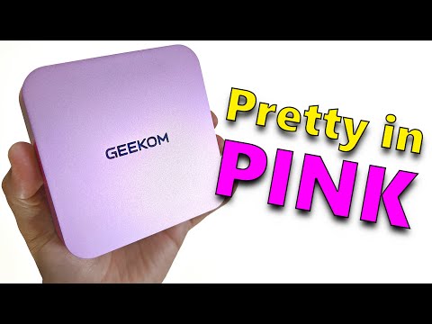 GEEKOM A6 Pink Edition ミニPC GEEKOM A6 ピンクパソコン：可愛さと性能を両立したミニPC