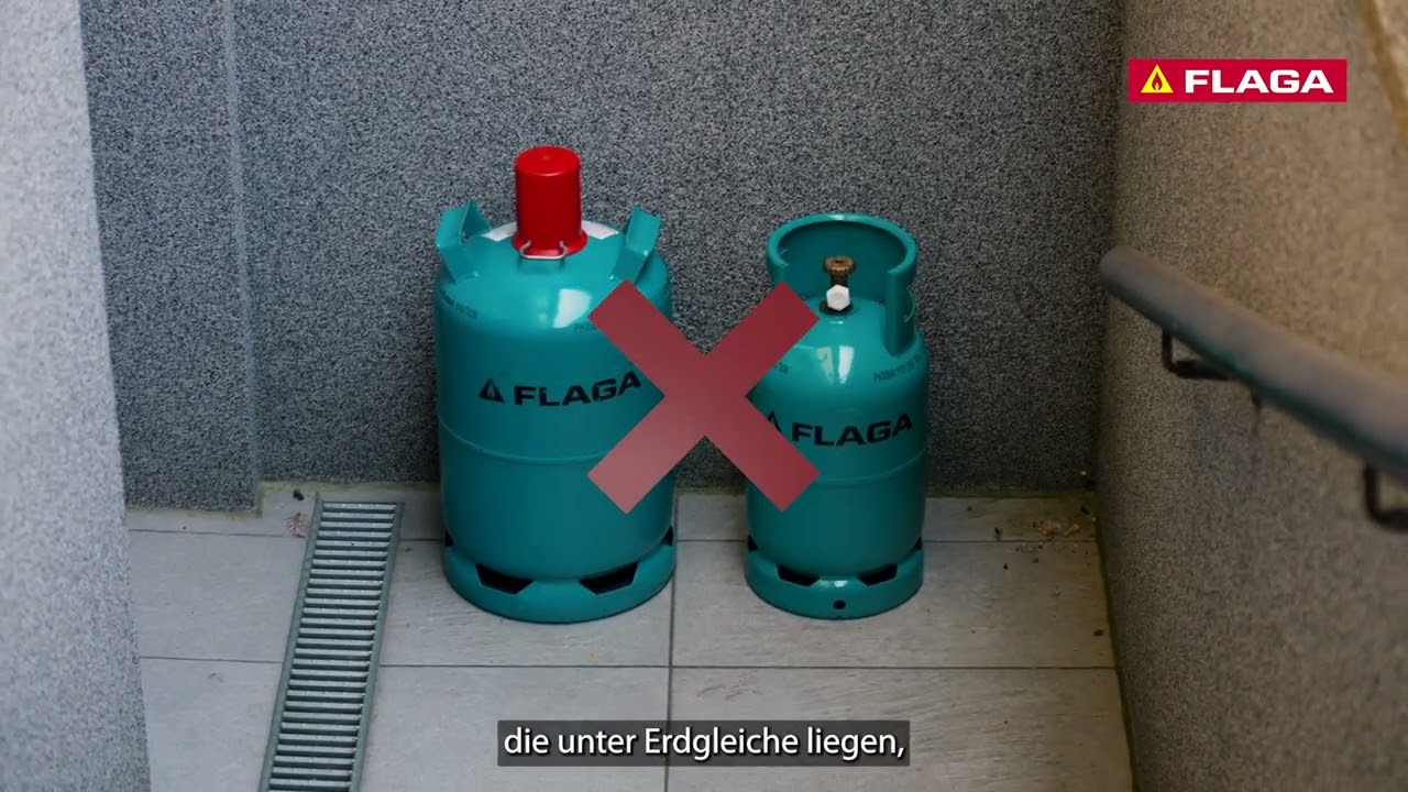 Flüssiggasflaschen richtig lagern 2024