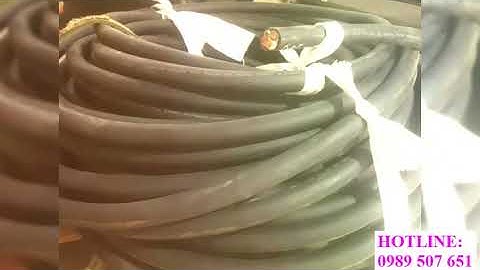 Cáp cao su lõi bố chịu lực của Hàn Quốc, cáp cao su hiệu Samwon, cáp cao su tang quấn cáp cổng trục