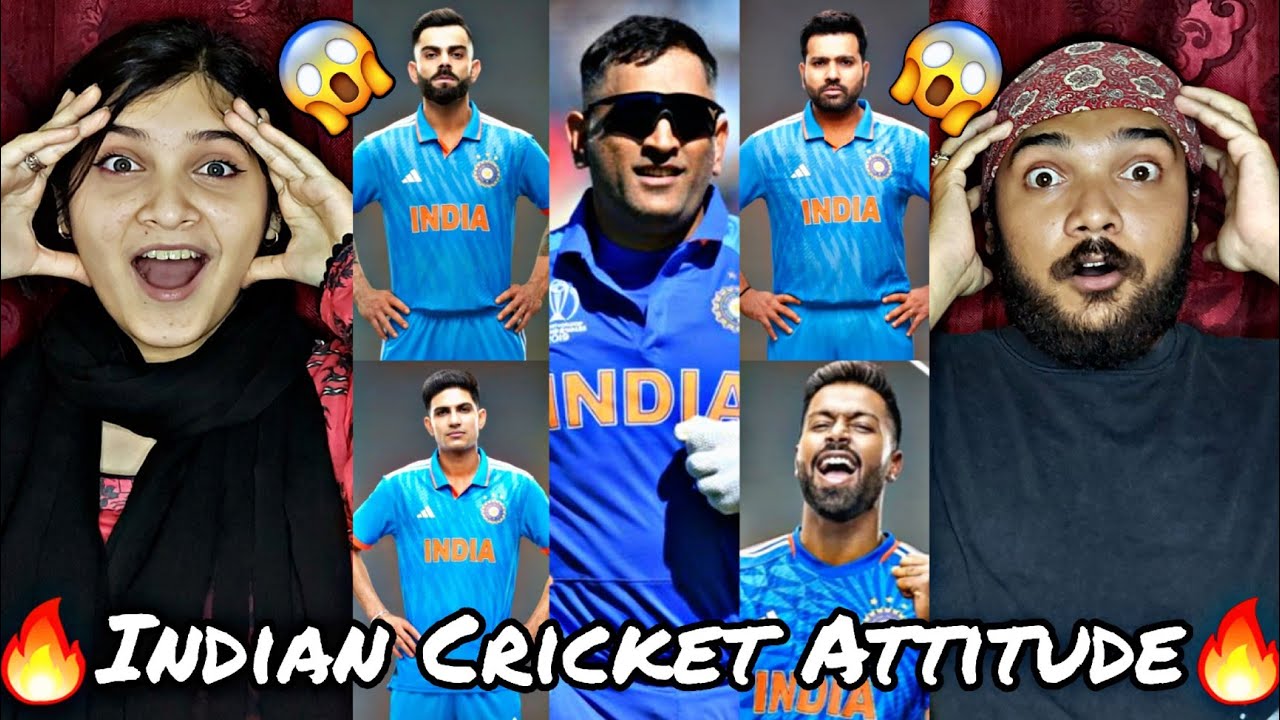 INDIAN Cricket Attitude Video Reaction | Virat Attitude | Dhoni ...