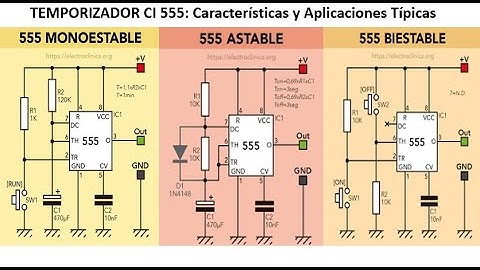 Temporizador 555 Explicado: Monoestable, Astable, Biestable y PWM ¡Todo en un Solo Video!