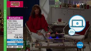Winter Lane 150LED Strand of SolarPowered Fairy Lights