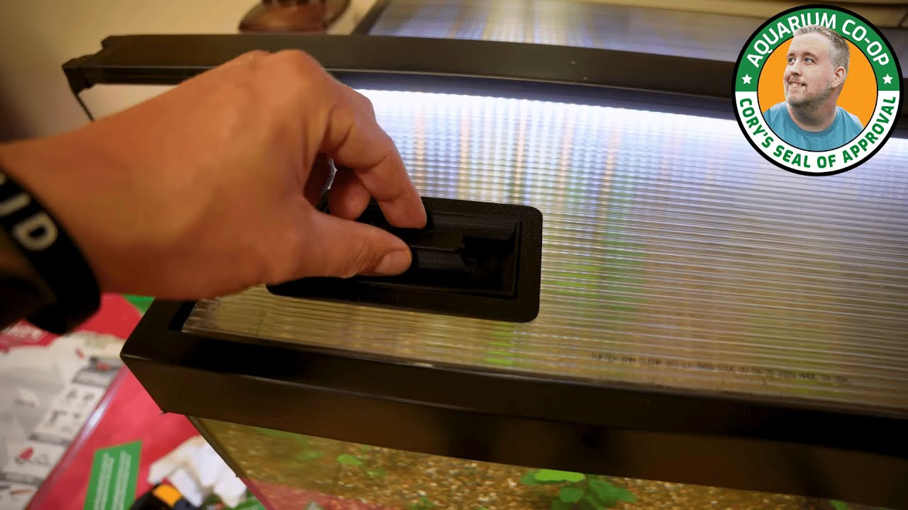 Randy's office tank gets a lid upgrade