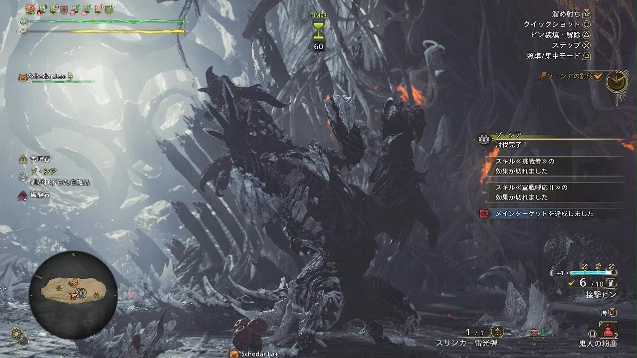 （MH Wilds PS5）⭐︎10ゾシア初見 弓（1乙）　討伐（9:14）