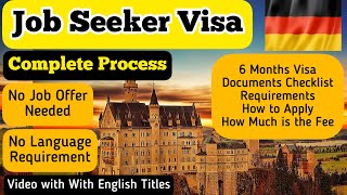 Germany Job Seeker Visa Move To Germany Work In Germany English Subtitles Canadian Dream