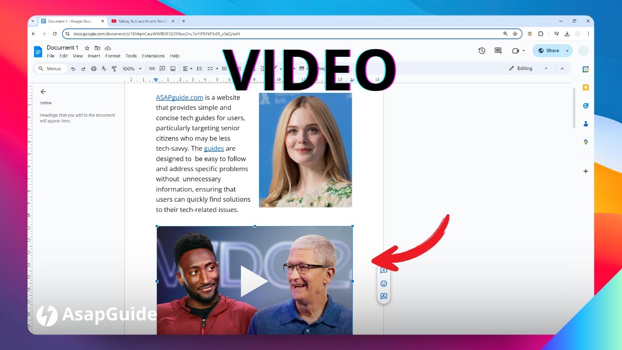 How To Embed A Video In Google Docs YouTube How To Embed A Video In Google Docs YouTube