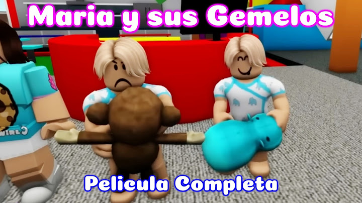 María y sus gemelos película completa | Historia de Roblox Brookhaven
