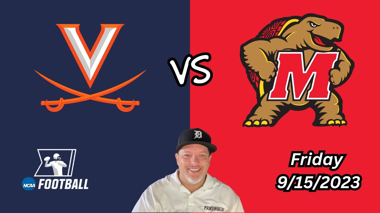 Virginia Maryland Friday 9/15/23 NCAAF Picks and Predictions Picks & Parlays YouTube