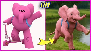 Pocoyo Characters In Real Life Pocoyo English Elly, Loula, Pato And Others