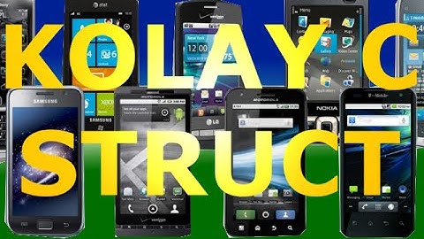 Kolay C Programlama Dersleri 20 - Struct Dizileri ve Pointer