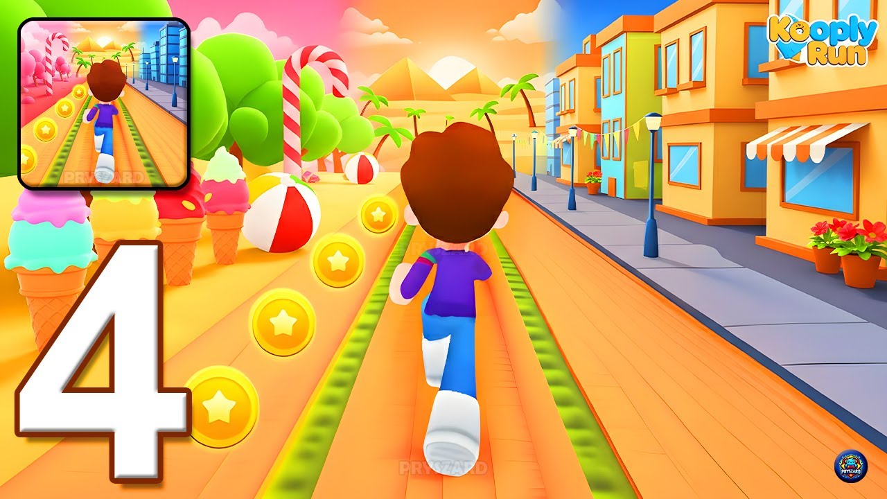 Kooply Run: Subway Craft - Gameplay Walkthrough Part 4 - Kooply Subway Run Craft (iOS, Android)