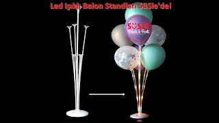 LED Işıklı Balon Standı Kurulumu Resimi