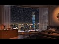 Capture de la vidéo A Luxury New York Apartment With An Amazing View - Smooth Jazz Piano Music For Relax And Sleep