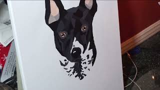 Ranger SpeedPaint | Geometric Pet Painting Timelapse by Melissa Hilliker 4 views 6 months ago 58 seconds