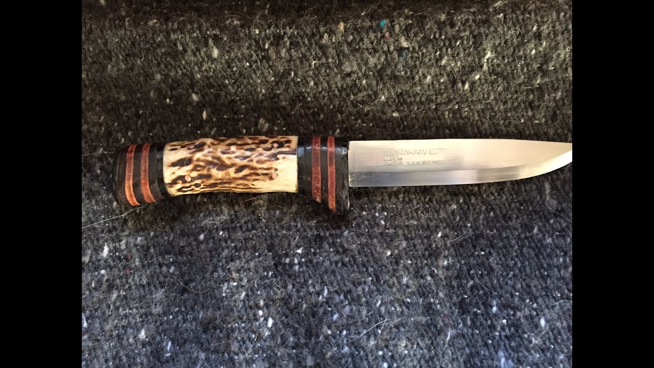 Mora Knife Custom Antler Handle YouTube
