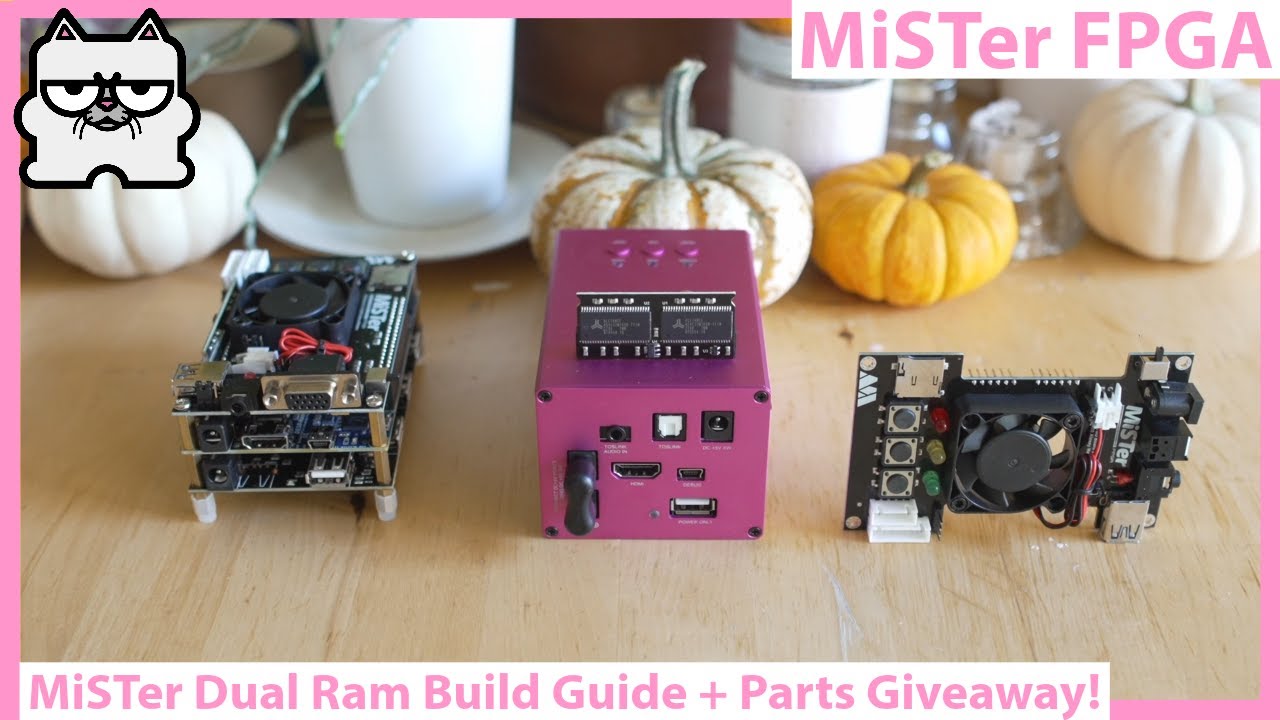 MiSTer FPGA Dual Ram Build Guide and RAM / IO Board Giveaway