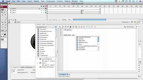 ActionScript 3.0, botón básico en Flash